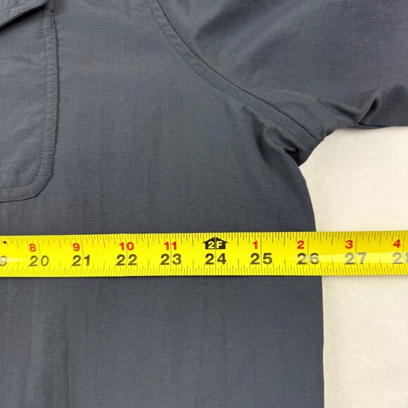 NWT Free Country Men's Expedition Moisture Wicking Storm Gray Nylon Shirt Sz XXL - Picture 11 of 12